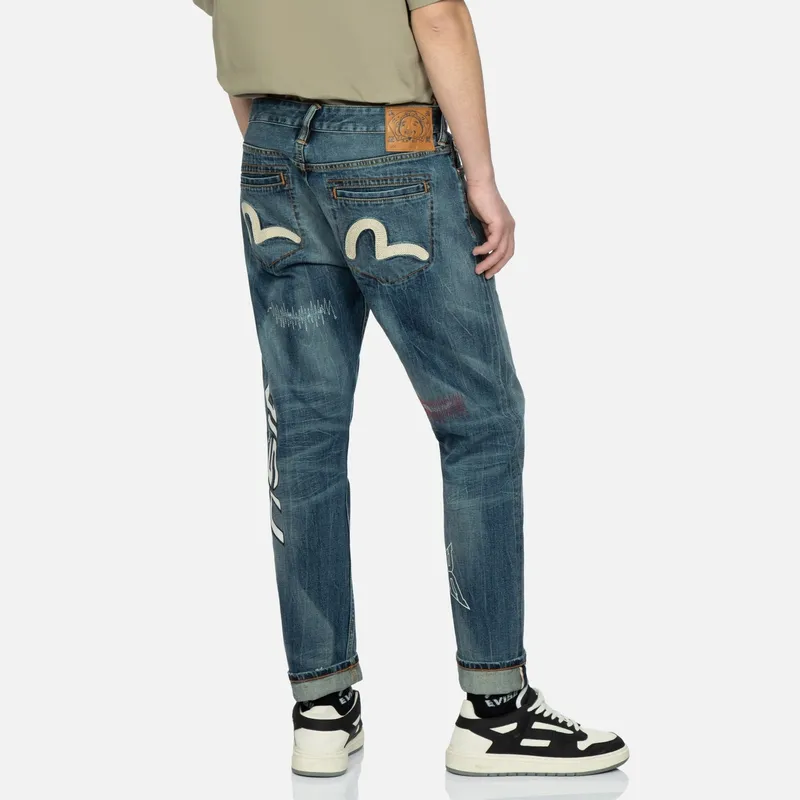 EVISU Jeans Men Denim Blue-3