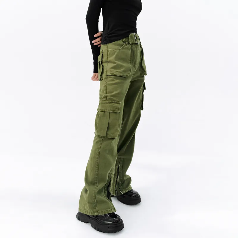 WooHa Cargo Pants Casual Pants Women's-3
