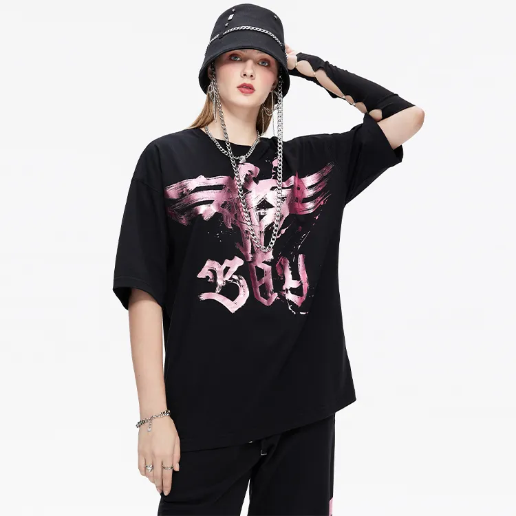 Boy London FW21 Straight Long Sleeved T Shirt Unisex Black-3