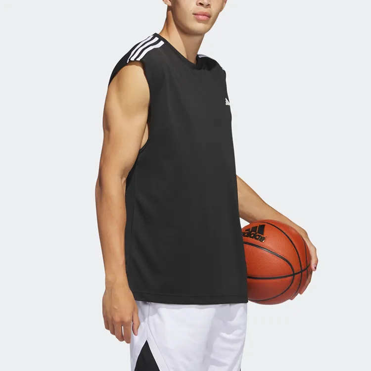 Adidas Tank Tops Men Black-3