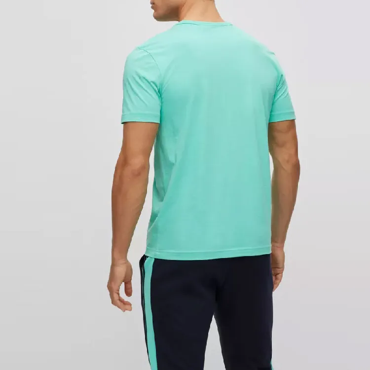 HUGO BOSS SS23 T Shirt Men's Blue Green-3