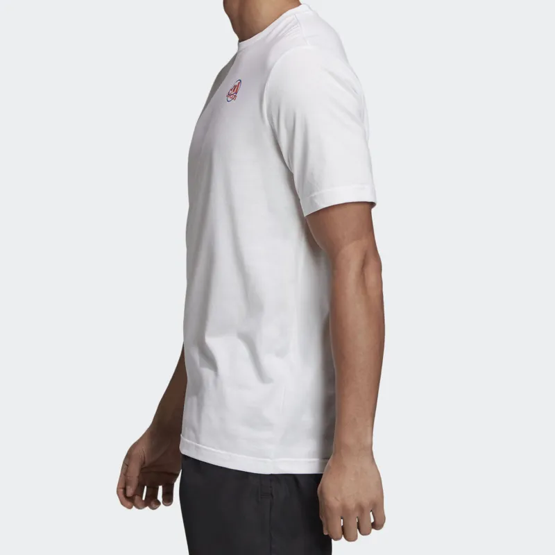 Adidas T Shirts Men White-2