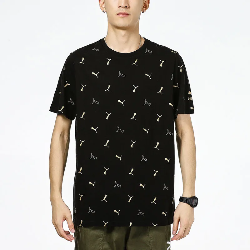 PUMA T Shirts Men Black-3