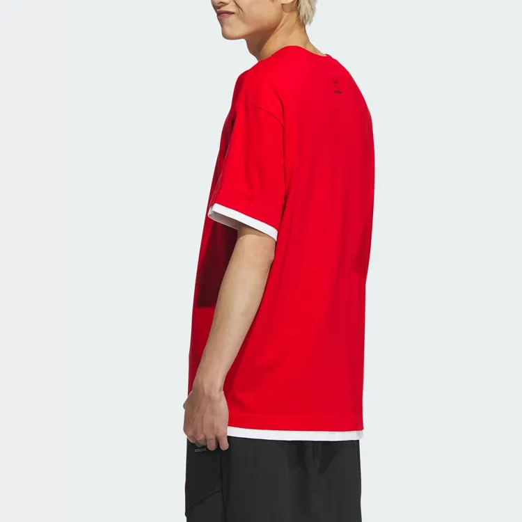 Adidas Neo T Shirt Unisex Light Scarlet-6
