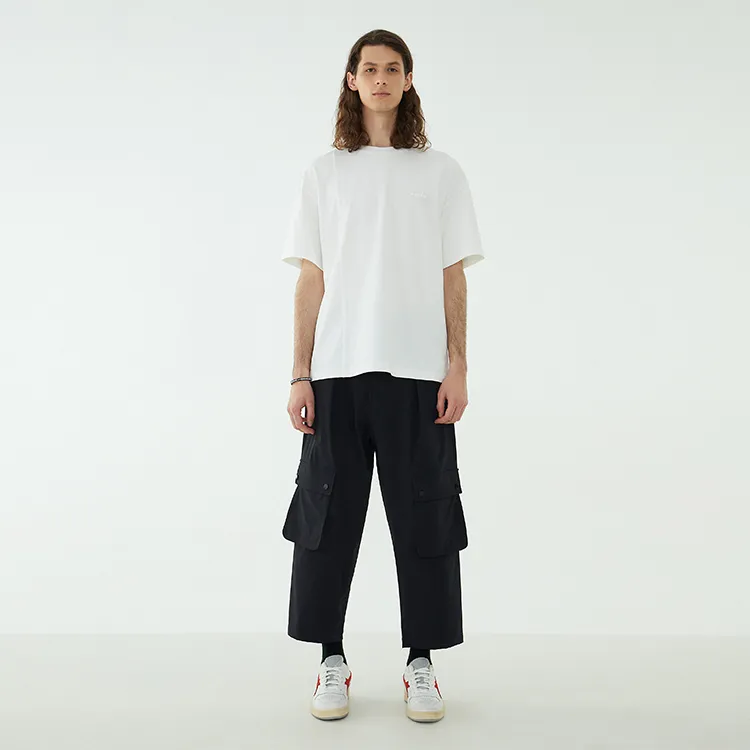 Diadora Straight Casual Pants Men's Black-2