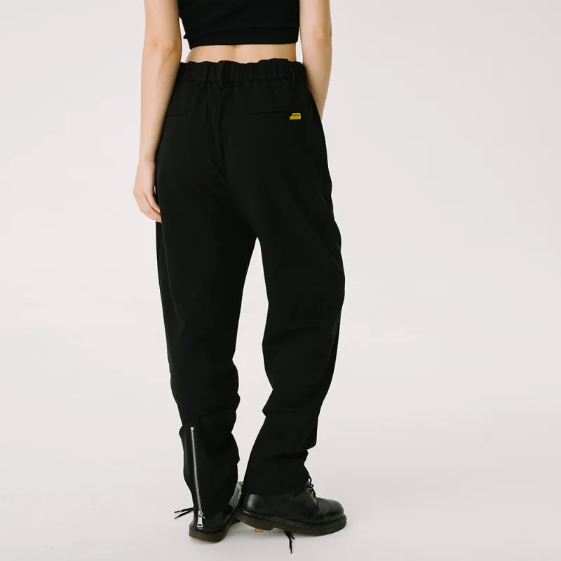 TBSM TROUBLESMILE Casual Pants Unisex Black-3