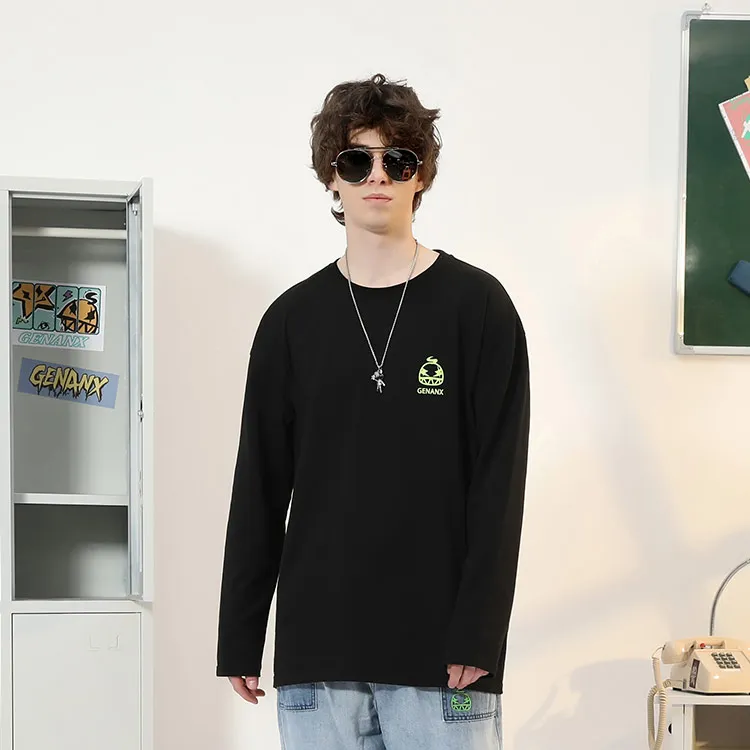GENANX Long Sleeved T Shirt Unisex-3