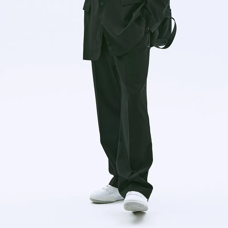 CHEMIST CREATIONS Straight Casual Pants Unisex Black-6