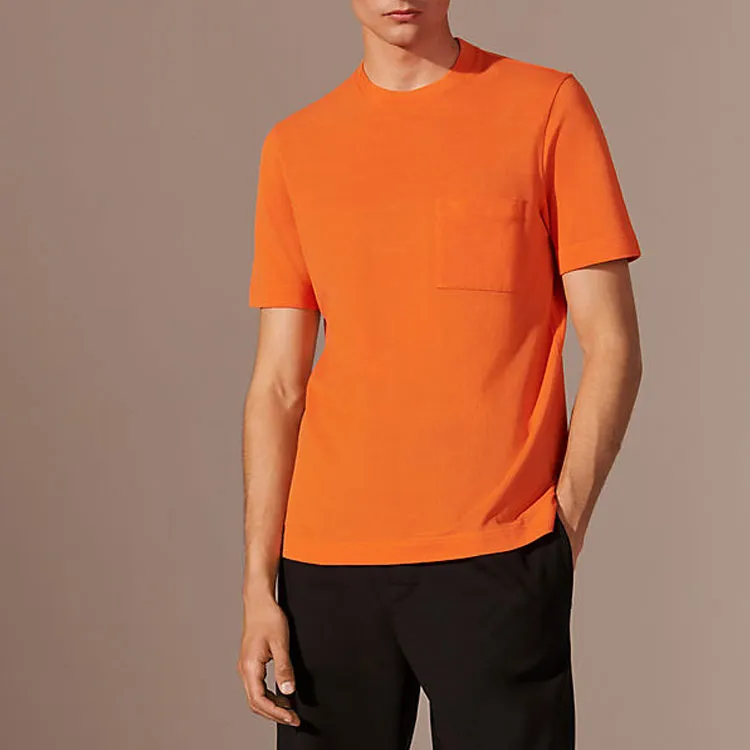 HERMES T-Shirts Men Orange-1