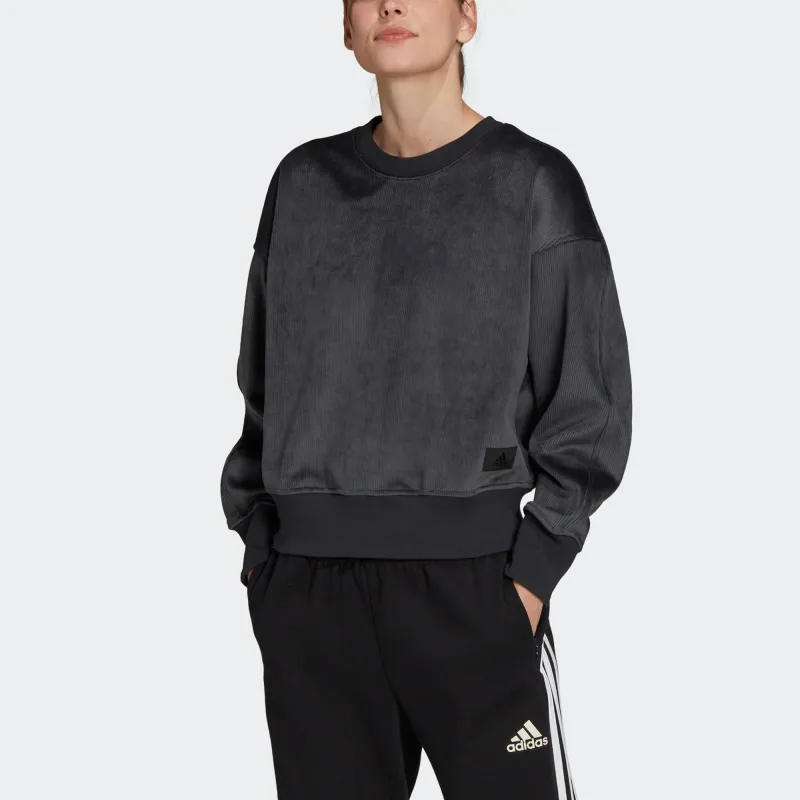 Adidas Sweatshirt Women's Black-1