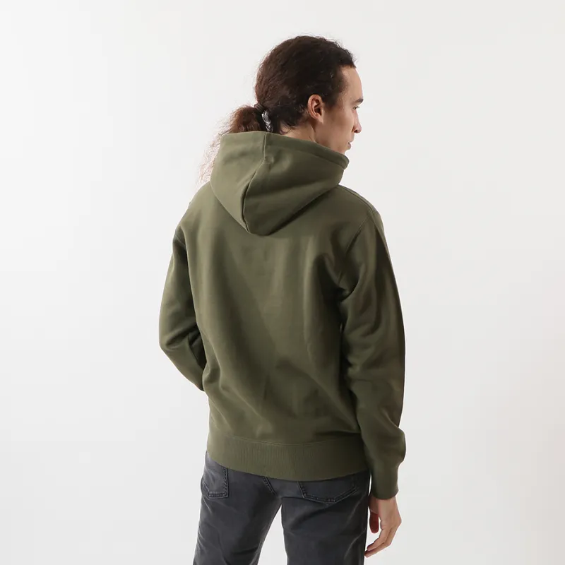 Champion Sweatshirt Japan Version Unisex Army Green-3
