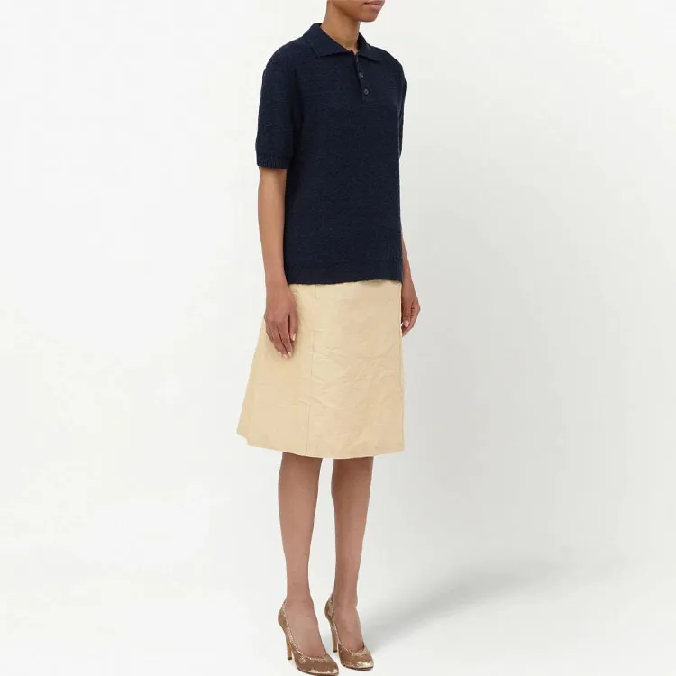 Maison Margiela Polo Shirts Women's Marine Blue-3