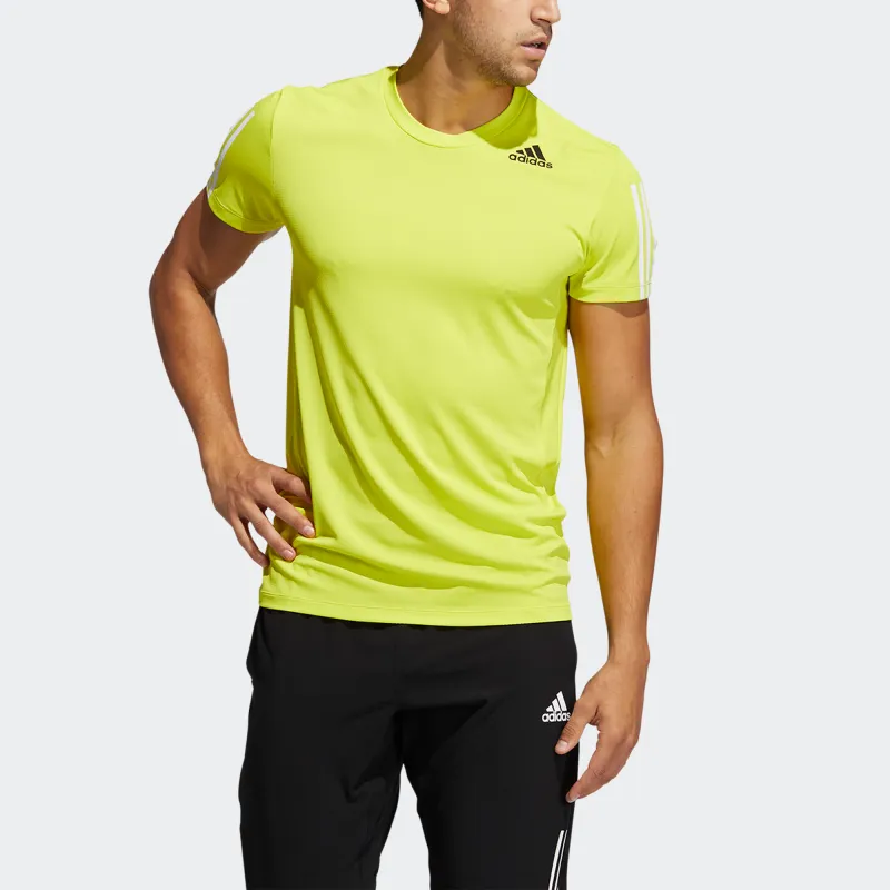 Adidas T Shirt Men's Green Yellow-1