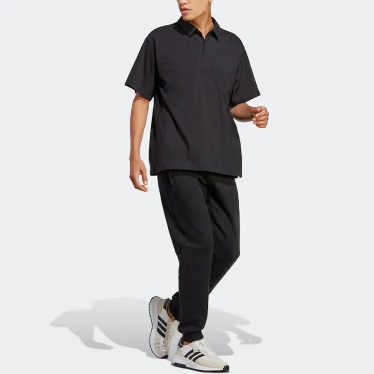 Adidas Originals Polo Shirt Men's Black-3
