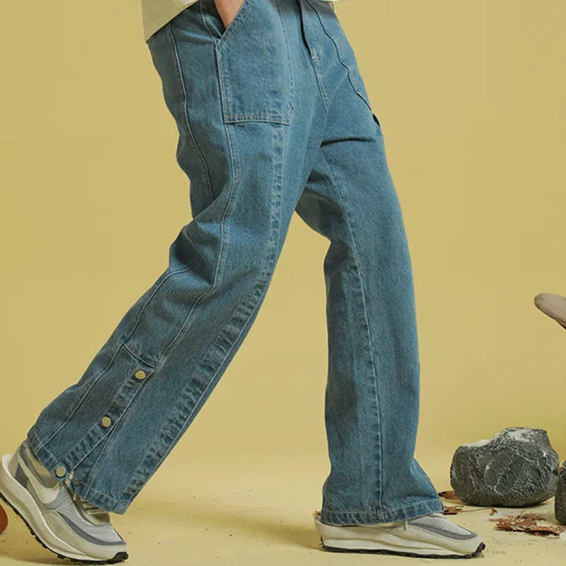 FRLMK Straight Jeans Unisex Dark Blue-2