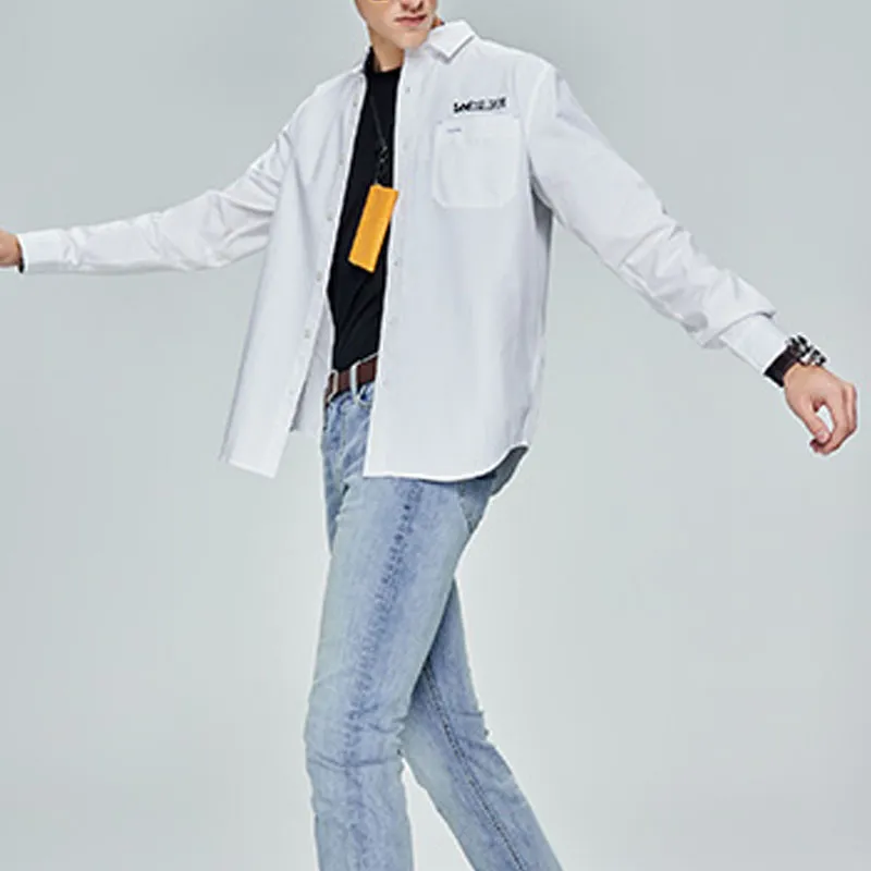 Lee Shirts Men White-3