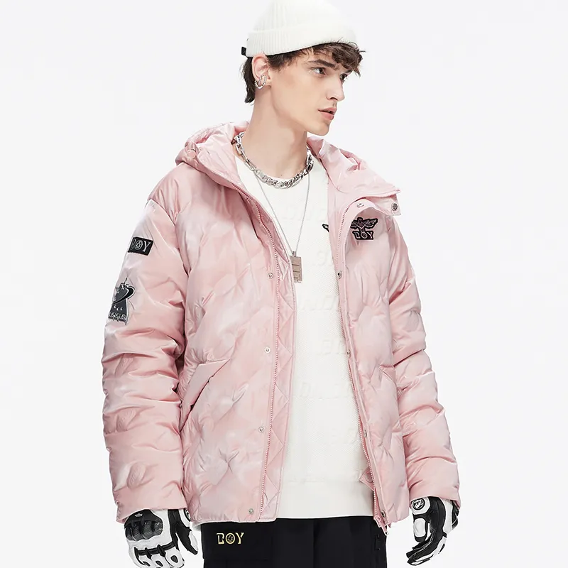 Boy London Down Jacket Winter Unisex Pink-3