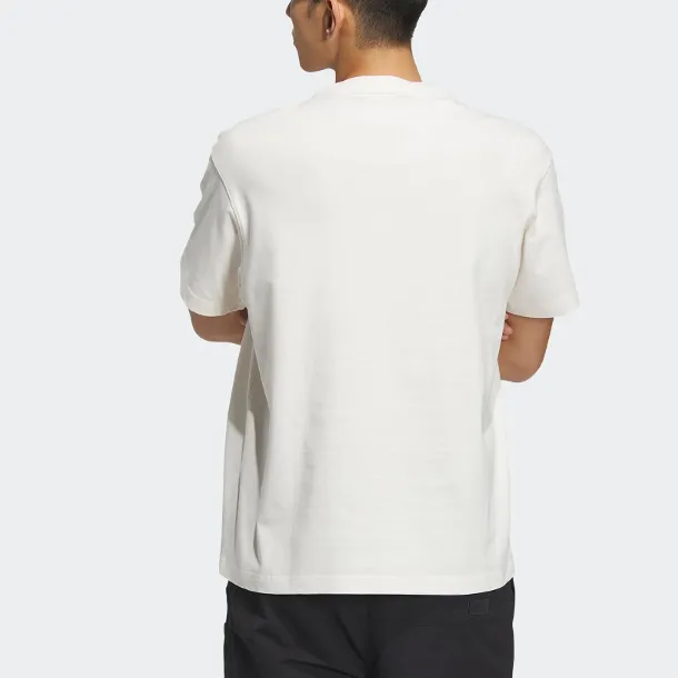 Adidas Originals Set in Sleeve T Shirt Unisex Pink White-2