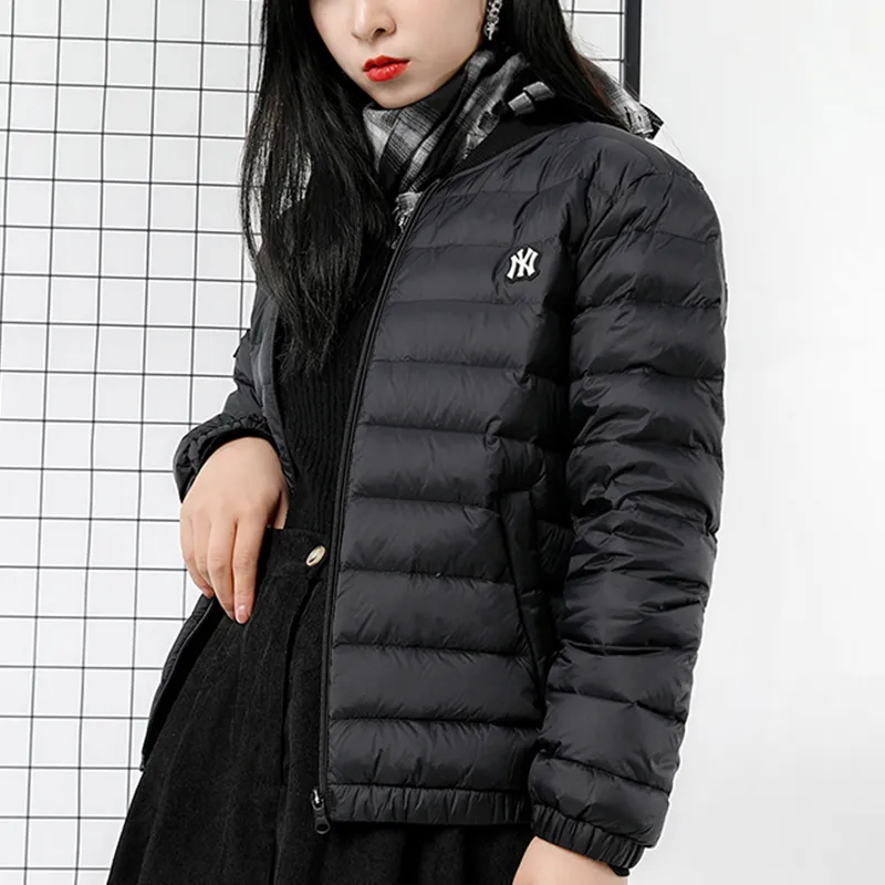 MLB Down Jacket Winter Cropped Unisex Black-4