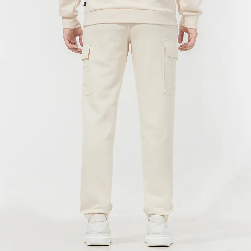 PUMA Winterized Knitted Sweatpants Men Ivory White-2