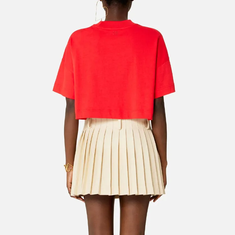 AMIPARIS SS23 T Shirt Women's Red-3