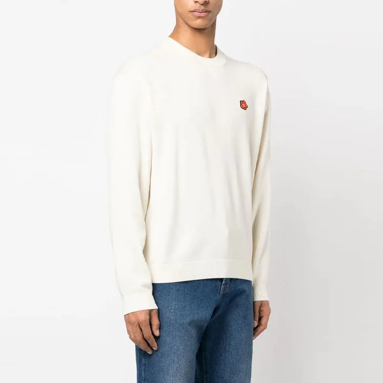 KENZO Flower patch Crew neck Sweatshirt-4