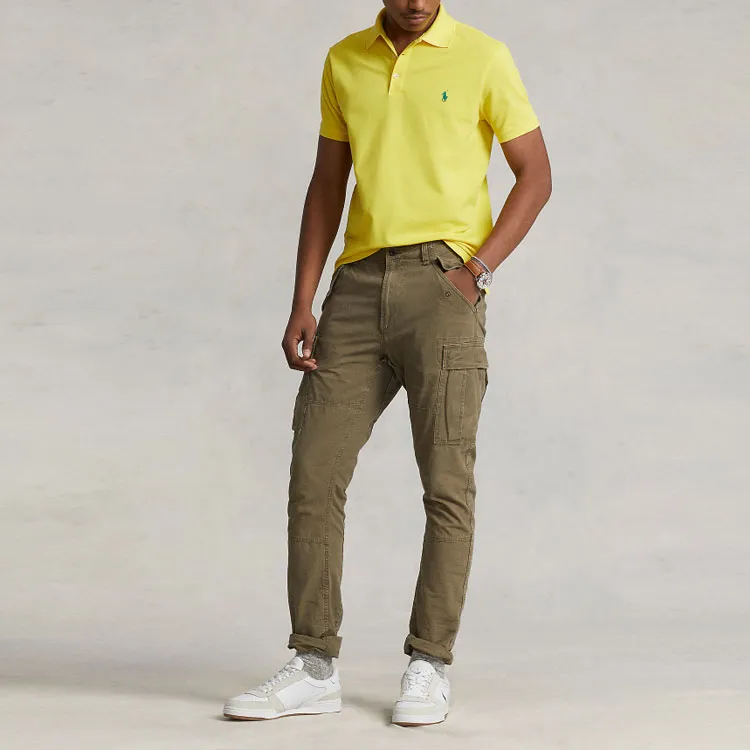 Polo Ralph Lauren SS23 Polo Shirt Men's Yellow-3