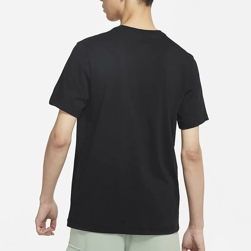 Nike T Shirts Men Black-4