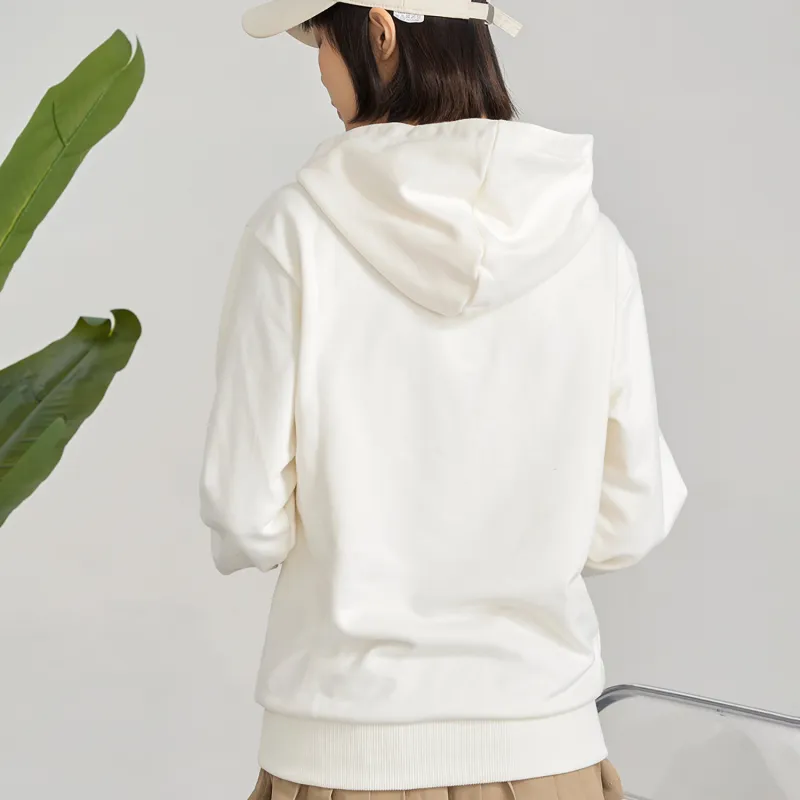 New Balance Sweatshirt Fall And Winter Unisex Ecru-5