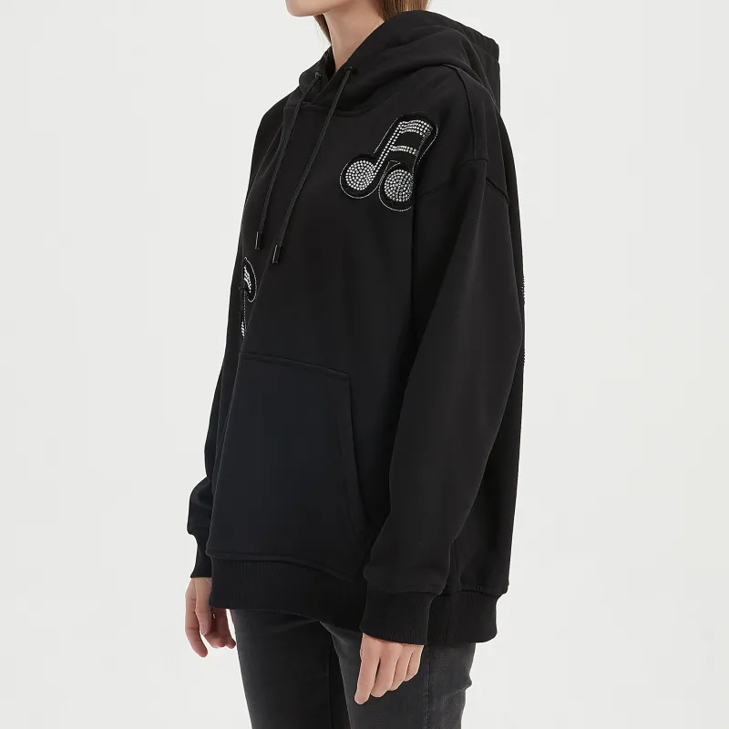 LIUREGALI Sweatshirts Women's Black-3