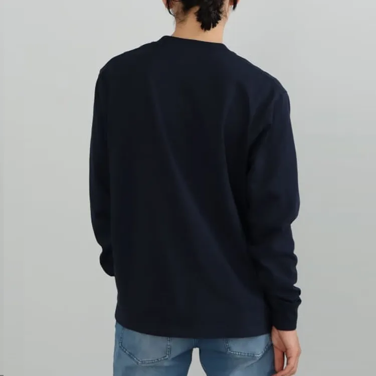 Beams T-Shirts Men Marine Blue-3