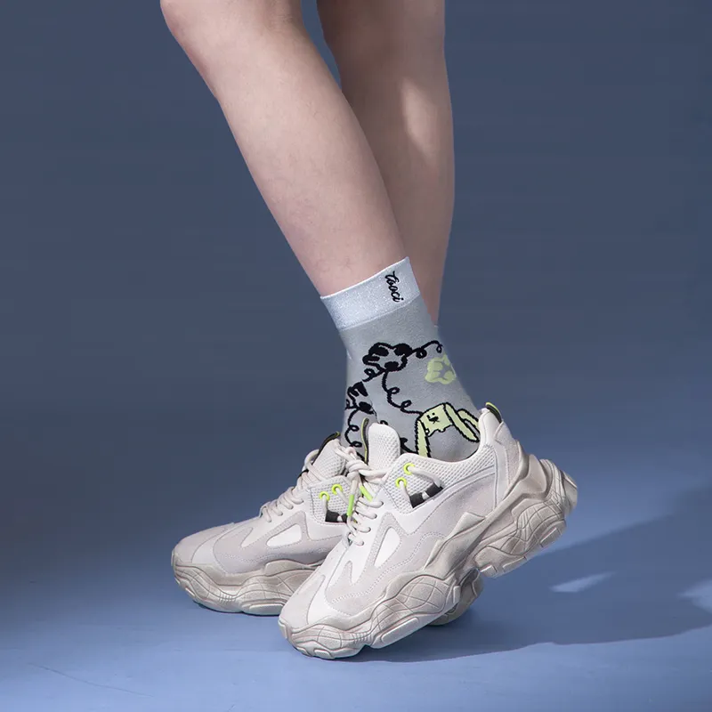 TOOCI Unisex Mid Calf Socks-3
