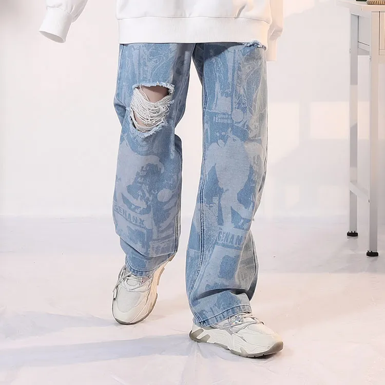 GENANX Jeans Unisex Denim Blue-2