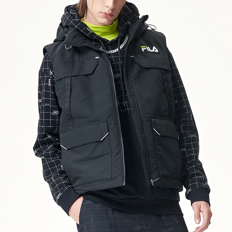 FILA FUSION STREET SPORT Vests Men Pitch Black-4