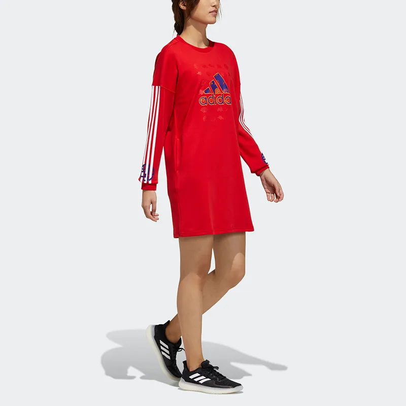 Adidas CNY Collection Sweatshirt Women's Red-3