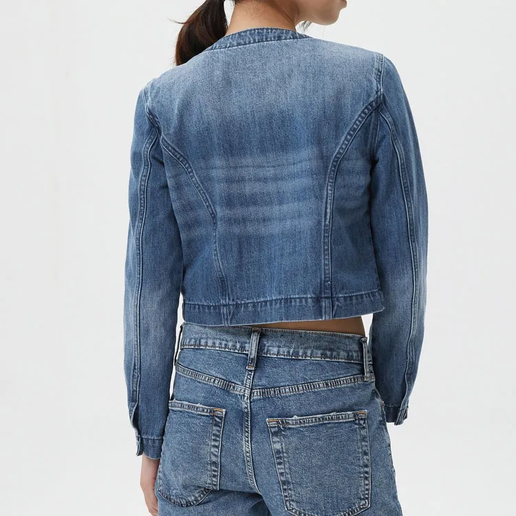 GAP Denim Jackets Women's Dark Blue-4
