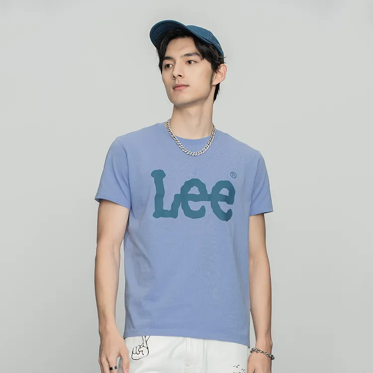 Lee T Shirts Men Light Blue-2