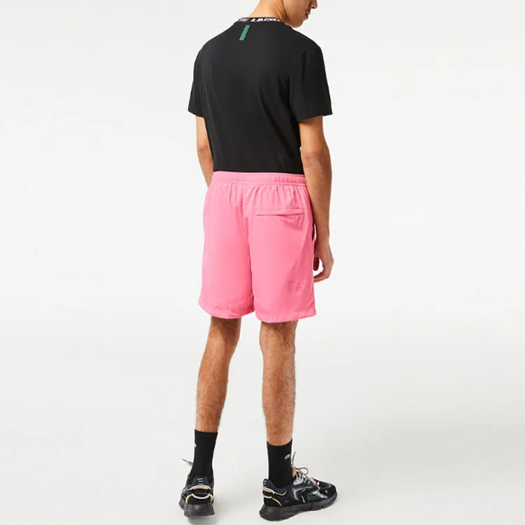 LACOSTE Casual Shorts Men Rose Red-3