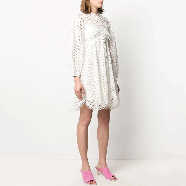 Zimmermann Short-Sleeved Dresses Women's White-3