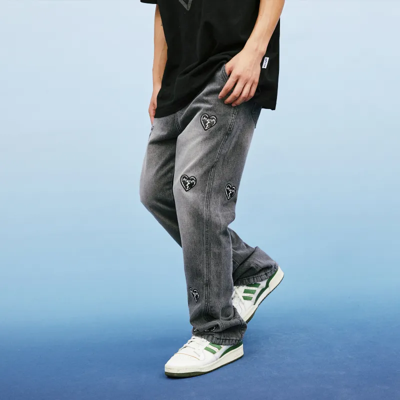 A11SLAVE Flared Pants Moderate Jeans Unisex Black-4