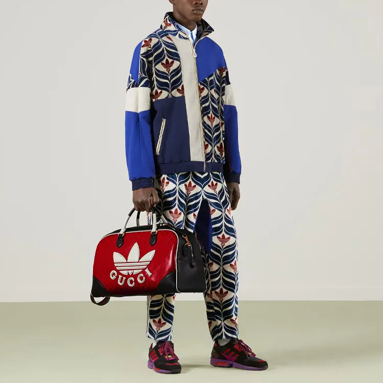 GUCCI X Adidas Interlocking G And Trefoil Jacket-1
