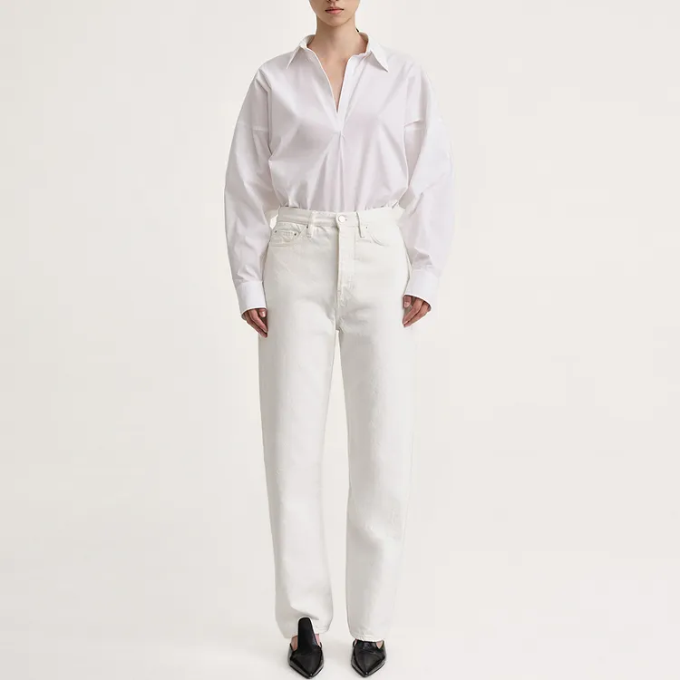 TOTEME Wide leg Organic cotton Jeans-2