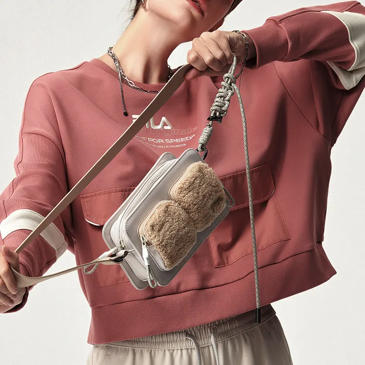 FILA FUSION Sweatshirts Women's Dirty Pink-4