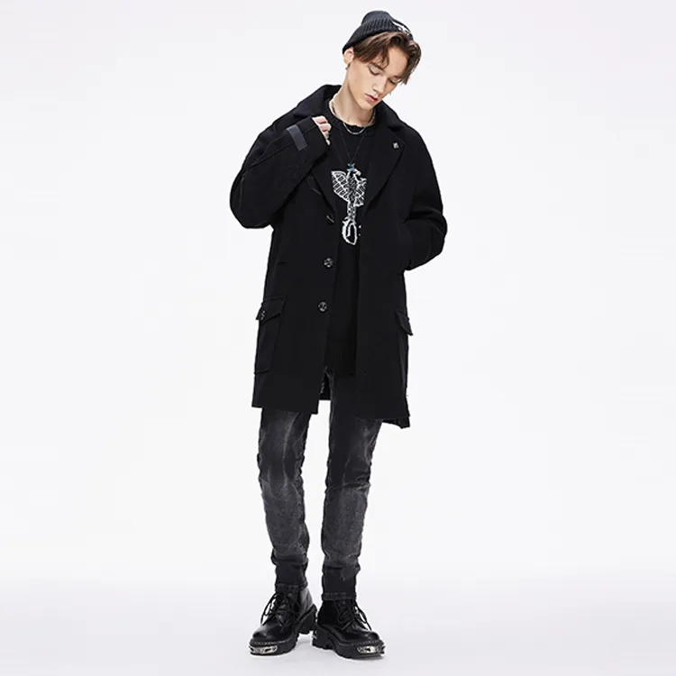 Boy London Trench Coats Unisex Black-7