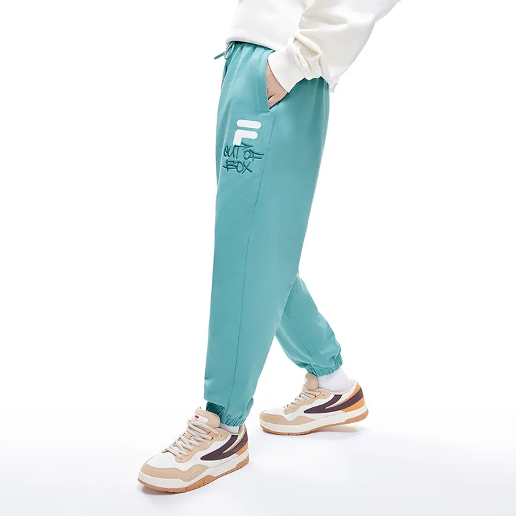 FILA FUSION Knitted Sports Pants Men's Ore Blue-4
