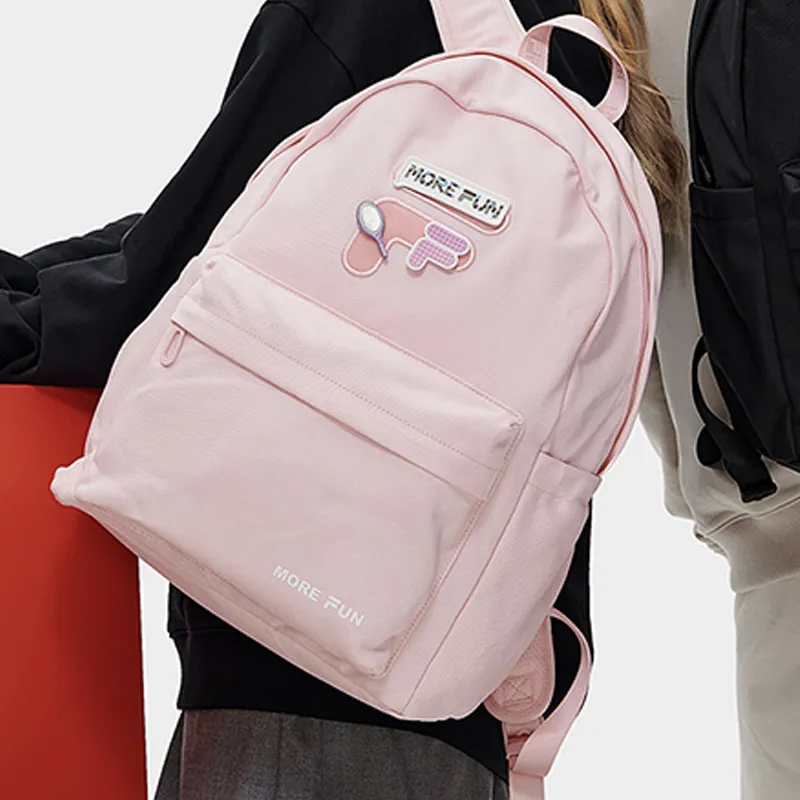 FILA Fusion Fabric Backpack Regular Unisex Dusty Pink-4