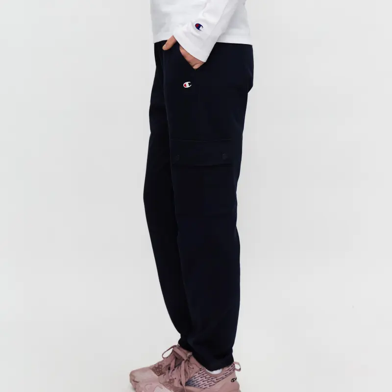 Champion Straight Casual Pants Women's Dark Blue-4