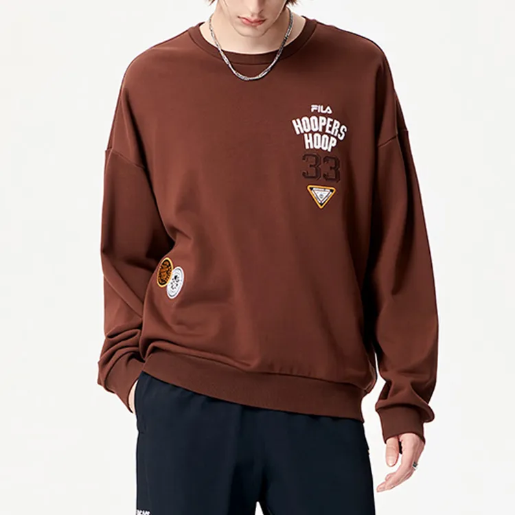 FILA FUSION Sweatshirt Men's Rain Goose Brown-2