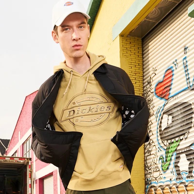 Dickies Puffer Jackets Unisex Black-3