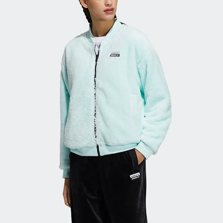 Adidas Originals RYV Velvet Jackets Women's Cool Mint Green-4